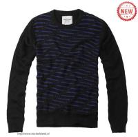 heren abercrombie and fitch crewneck truien gestreept zwart blauw Online Winkel pmnot358